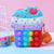 Women's Ice Cream Silica Gel Zipper Kids Wallets