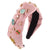 Women's Ig Style Egg Alloy Cloth Inlay Glass Hair Band