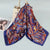 Women's Ig Style Retro Cashew Nuts Satin Printing Silk Scarf Kerchief