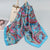 Women's Ig Style Retro Cashew Nuts Satin Printing Silk Scarf Kerchief