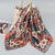 Women's Ig Style Retro Cashew Nuts Satin Printing Silk Scarf Kerchief