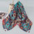 Women's Ig Style Retro Cashew Nuts Satin Printing Silk Scarf Kerchief