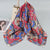 Women's Ig Style Retro Cashew Nuts Satin Printing Silk Scarf Kerchief