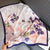 Women's Ig Style Simple Style Color Block Flower Satin Silk Scarf