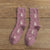 Women's Japanese Style Cartoon Cat Cotton Wool Jacquard Crew Socks A Pair