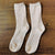 Women's Japanese Style Solid Color Nylon Cotton Jacquard Ankle Socks A Pair