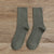 Women's Japanese Style Solid Color Nylon Cotton Jacquard Ankle Socks A Pair