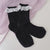 Women's Japanese Style Sweet Solid Color Cotton Crew Socks A Pair