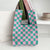 Women's Knit Houndstooth Fruit Flower Cute Bucket Open Handbag Bucket Bag