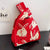 Women's Knit Printing Animal Elegant Square Open Square Bag