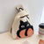 Women's Knit Printing Animal Elegant Square Open Square Bag