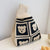 Women's Knit Printing Animal Elegant Square Open Square Bag