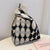 Women's Knit Printing Animal Elegant Square Open Square Bag