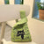 Women's Knit Printing Animal Elegant Square Open Square Bag