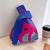 Women's Knit Printing Animal Elegant Square Open Square Bag