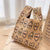 Women's Knit Printing Animal Elegant Square Open Square Bag