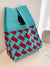 Women's Knit Printing Animal Elegant Square Open Square Bag