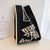 Women's Knit Printing Animal Elegant Square Open Square Bag