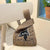 Women's Knit Printing Animal Elegant Square Open Square Bag