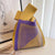 Women's Knit Printing Animal Elegant Square Open Square Bag