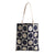 Women's Knit Smile Face Elegant Square Open Shoulder Bag Underarm Bag