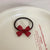 Women's Korean Style Bow Knot Plastic Hair Tie