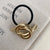 Women's Korean Style IG Style Geometric Metal Hair Tie