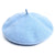 Women's Korean Style Solid Color Plush Eaveless Beret Hat