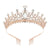 Women's Lady Crown Alloy Plating Inlay Artificial Gemstones Crown