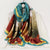 Women's Lady Flower Cloud Brocade Printing Scarf