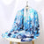 Women's Lady Flower Cloud Brocade Printing Scarf