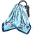 Women's Lady Flower Satin Printing Silk Scarf