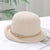 Women's Lady Solid Color Crimping Bucket Hat