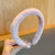 Women's Lady Solid Color Wool Hair Band