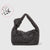 Women's Large All Seasons Alloy Solid Color Streetwear Square Zipper Shoulder Bag