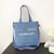 Women's Large All Seasons Canvas Preppy Style Streetwear Shoulder Bag Canvas Bag