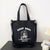 Women's Large All Seasons Canvas Preppy Style Streetwear Shoulder Bag Canvas Bag