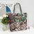 Women's Large All Seasons Nylon Animal Cartoon Cute Square Zipper Tote Bag