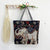 Women's Large All Seasons Nylon Animal Cartoon Cute Square Zipper Tote Bag