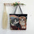 Women's Large All Seasons Nylon Animal Cartoon Cute Square Zipper Tote Bag