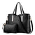 Women's Large All Seasons Pu Leather Classic Style Bag Sets