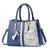 Women's Large All Seasons Pu Leather Classic Style Handbag