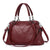 Women's Large All Seasons Pu Leather Classic Style Handbag