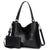 Women's Large All Seasons Pu Leather Fashion Bag Sets