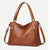 Women's Large All Seasons Pu Leather Fashion Bag Sets