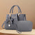 Women's Large All Seasons Pu Leather Fashion Handbag