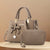 Women's Large All Seasons Pu Leather Fashion Handbag