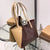 Women's Large All Seasons Pu Leather Fashion Tote Bag