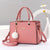 Women's Large All Seasons Pu Leather Letter Solid Color Elegant Classic Style Square Zipper Square Bag