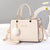 Women's Large All Seasons Pu Leather Letter Solid Color Elegant Classic Style Square Zipper Square Bag